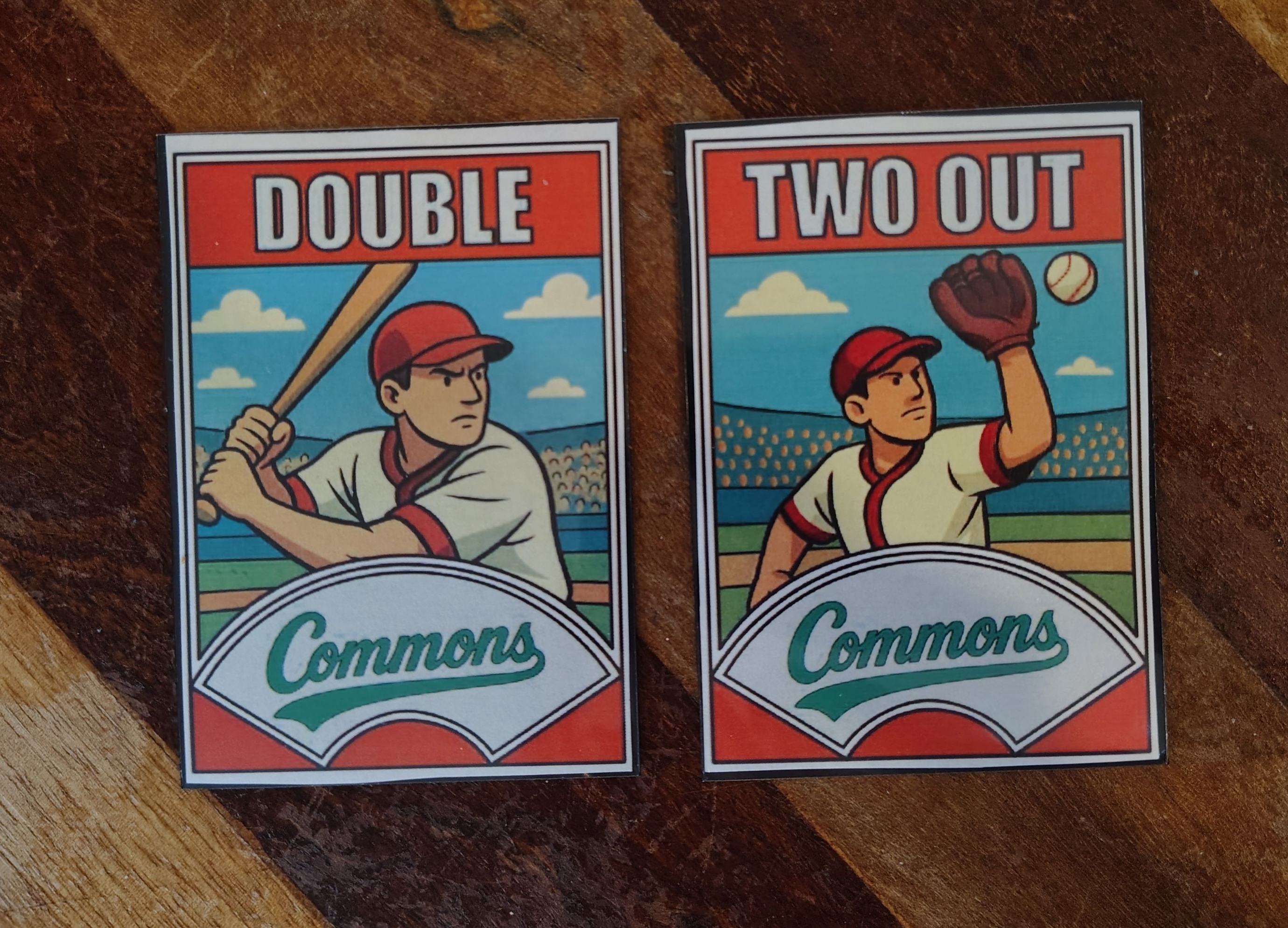 The two Super Gods cards - Double and 2 Outs - displayed prominently